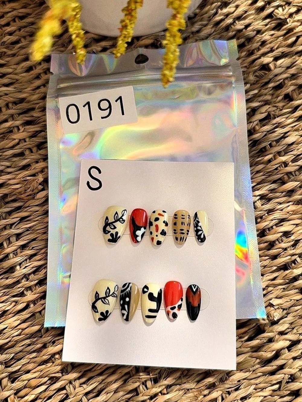 Western Press-On Nails Size Small